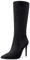 Castamere Moda Stivali Alti Ginocchio Cerniera Donna Tacco a Spillo 10CM Alto Tacco Nero Scamosciato Scarpe EU 40.5