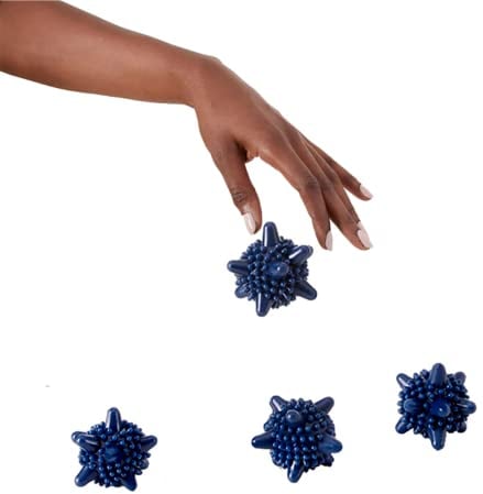 Esembly Agitadores, Bolas para secadora de lavadora, para limpieza más suave, reutilizables y ecológicas, bolas para secadora de ropa, paquete de 6