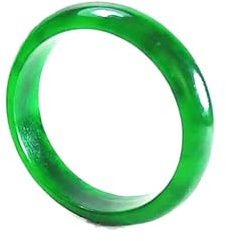 YZDKJ Jade Ring, Paar volle grüne Jade Ring, Imperial grünen Jade Ring (Size : 20mm)