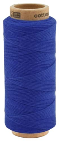 100 Meter Baumwollkordel 1,0 mm, Kordel Schnur Baumwolle Bindfaden Bäckergarn Geschenkband 0055 - Blau