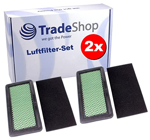 2x Trade-Shop Luftfilter-Set (Hauptfilter + Vorfilter) Ersatz für Honda 17211-ZOA-000 17211-ZOA-013 17210-ZOA-003 06172-Z0A-305 / Rasentraktor Rasenmäher