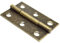 10 Pcs Bronze Hinge Vintage Brass Folding Butt Hinges with Screws for Doors Windows Furniture Cabinet Cupboard Wardrobe Wooden Boxes Case Chest (Length:3, Width:2) (Medium Size)