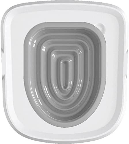 barenx Cat Toilet Training Kit, ABS Plastic Cat Toilet Trainer Help Train Your Cat to Use Toilet for Cat Kitty Kitten (Gray++)