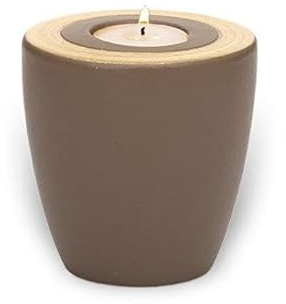 legendURN Kerzenhalter Kleinurne 'Luna' Teak Gold