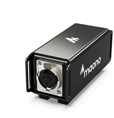 MAONO Preamplificador para micrófonos dinámicos MA100