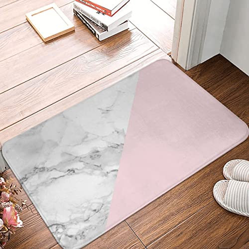 zerbino ingresso esterno tappeto Marmo Rosa Pastello Colore Geometria Classica Zerbino Bagno Moderno Morbido Tappeto Cucina Casa Balcone Tappetino Tappetino decorazioni casa Regali