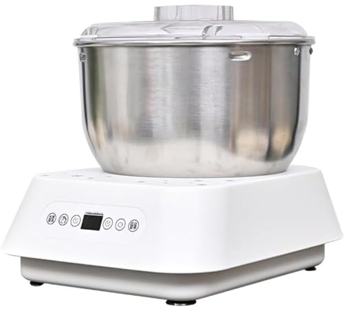 Electric Dough Maker with Ferment Function,5L Stainless Steel Dough Flour Mixer,Large Capacity Automatic kneading Machine,Thermostatic Fermentation,Intelligent Timer,Stand Mixer for Home Baking