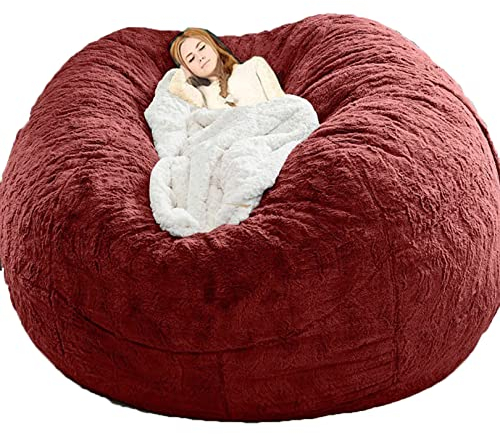 Riesiger Sitzsack für Erwachsene – Kuscheliges Wohnzimmersofa – Füllung nicht im Lieferumfang enthalten – gemütliche Loungemöbel zum Entspannen