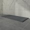 Aquariss SMC Slate Effect Shower Enclosure Tray 1700x700mm Rectangular Wetroom Shower Base Anthracite