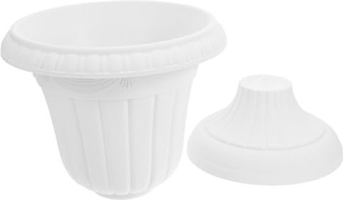 ANDRESLAD Vintage Urn Planter Römische Säule Blumenkübel Mit Kunstvoller Detailarbeit Historischer Charme Robustes Design Als Indoor Blumentopf Übertopf Für Zimmerpflanzen Und Besondere Deko