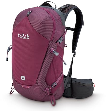 Rab Damen Protium ND Leichter Rucksack - Bequemer Tagesrucksack zum Wandern & Trekking, mulberry, 18-Liter (Back Length - Small/Medium)