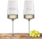 2X Schott Zwiesel Sektglas 388ml mit Namen oder Wunschtext graviert - Vivid Senses - Sektgläser als personalisiertes Geschenk für Paare, Eltern oder zur Hochzeit - Motiv (Verzierung03)