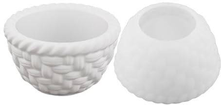 Silikon-Ornament-Formen für Sukkulenten, Pflanzgefäß, Harzformen, Blumenkorb, Halter Formen für Tassen