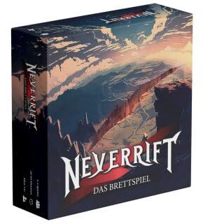 Neverrift TCG: Starter Kit - Das Brettspiel DEUTSCH | 5 Decks + 4 Spielbretter + 100 Spielsteine | Mit Heartforcards® Versandschutz