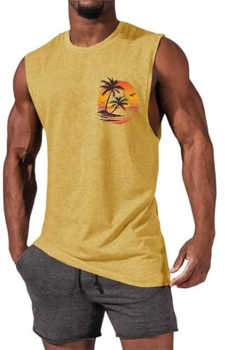 Buy British Day Deals Mens Vest Xxxl Tops Loose Fit Cotton Gym Tank Top Men Wife Beats Basketball Jersey Black Extra Long Vests Men'S Uk Portwest T Shirts Sleeveless Shirt Muscle For Iron Maiden