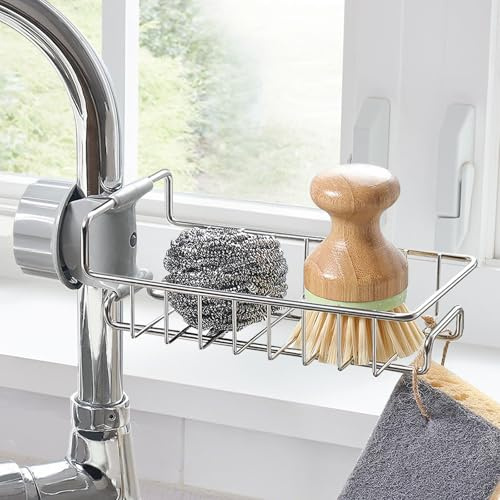Yeqqzq Shower Caddy No Drill, 304 Stainless Steel Shower Soap Holder, Bathroom Caddy for Bathroom Kitchen