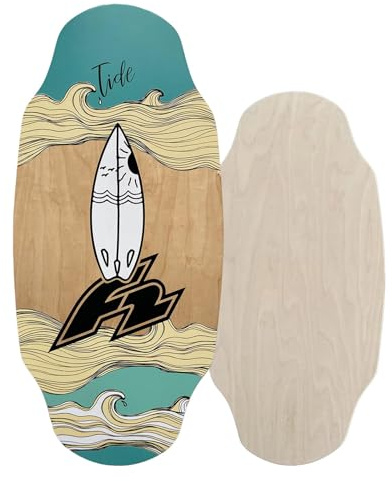 F2 Skim Board Wood Tide Surfbrett 39 Holz 2025/26