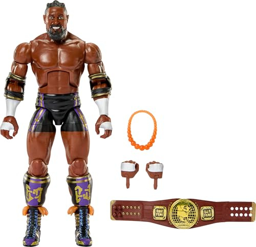 Mattel WWE Oba Femi Mit Championship Gürtel Elite Sammlung Serie 121 Wrestling Actionfigur Spielzeug