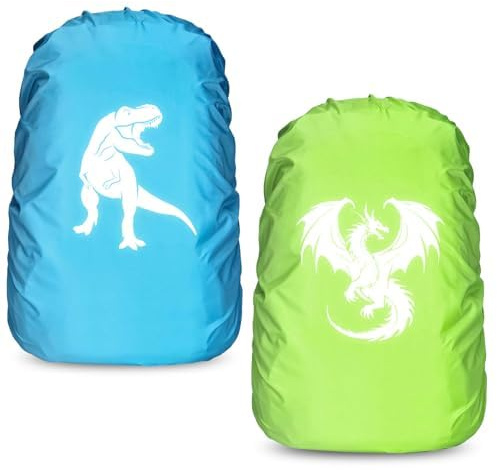 Sunshine smile Regenhülle Rucksack,Rucksack Regenschutz,Rucksack Cover,wasserdichte RegenhülleSchulranzen Regenschutz,Schulranzen Regenschutz,Ranzen Rucksackschutz,wasserdichte Regenüberzug