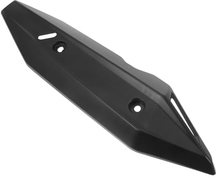 LOLIPPYY Cubierta Protectora Térmica para Tubo de Escape de Moto Negra Resistente de Plástico Aislamiento Eficaz para Motor Accesorio para Motocicletas del Sudeste Asiático