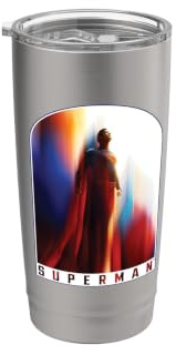 Superman (2025 Movie) Look Up Poster Doppelwandiger Edelstahl-Thermobecher