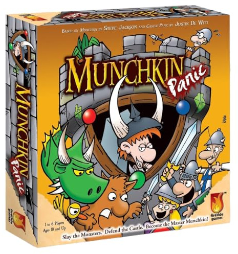 Steve Jackson Games | Munchkin Panic | Card Game for 3 to 6 Players | Ages 10 and Up | English