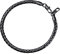 PROSTEEL Armkette 4mm breit massiv Ankerkette Armband Schwarz Metall plattiert Punk Rock Biker Erbskette Gliederkette 22cm/schwarz