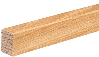 Vorsatzleiste Deck- Abschluss- Sockelleiste Eiche GEÖLT Massivholz 20x15x2300mm