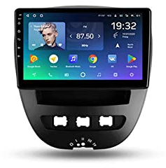 Android 10 Autoradio mit navi für Toyota Aygo 2005-2014 Plug-and-Play car radio Player GPS Navigation 2 Din Radio Bluetooth USB Unterstützt RDS USB Kamera SWC SD (Color : T500 2+32G)