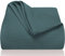 LAYNENBURG Premium Tagesdecke 240 x 260 cm XXL - Waffelpique 100% Baumwolle - leichte Wohndecke Waffeloptik - Baumwolldecke Bett-Überwurf, Sofa-Überwurf, Couch-Überwurf - Sofa-Decke (Blau Mirage)
