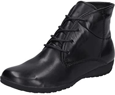 Josef Seibel Damen Schnürstiefeletten Naly 09,Weite G (Normal),schnürboots,übergangsschuhe,boots,stiefel,bootee,schwarz,36 EU