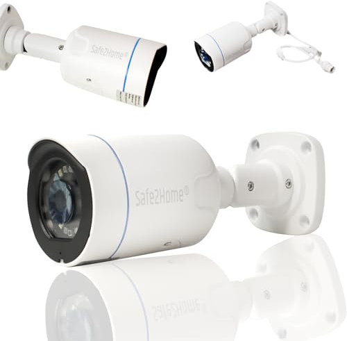 Safe2Home 8MP 4K POE Bullet Überwachungskamera UHD Cam Kamera 4K Rekorder - Single/Einzeln - Nachtsicht/Bewegungserkennung