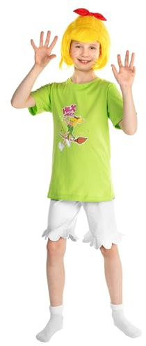 Maskworld Bibi Blocksberg Kostüm für Kinder - Kindergröße: 122-128 - Verkleidung an Halloween, Karneval & Motto-Party