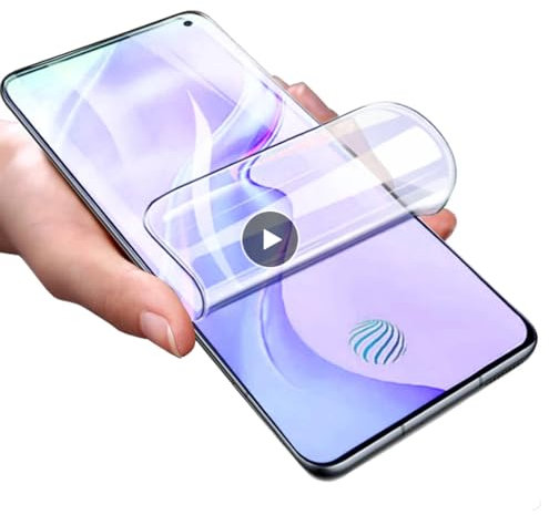 Renwox 2pcs Film Hydrogel Haute Sensibilité pour vivo V21 5G 6.44 Protecteur d'écran Transparent Flexible HD Antidéflagrant Fingerprint Unlock film Hydraulique