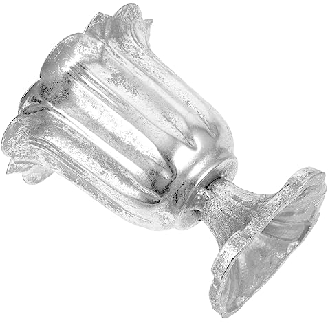 FUNOMOCYA Blumentopf Aus Metall Gusseisenständer Römisches Design Hochzeitsblumentopf Veranda-pflanzgefäß Balkondekor Klein Und Stabil