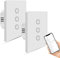 Interrupteur Connecté WiFi UseeLink 3 Gang Interrupteur Intelligent Compatible avec Alexa Google Assistant et SmartThings