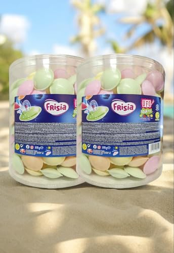 Frisia Flying Saucers Sweets Bulk - 375g (Pack of 2)
