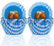 200Stück Mini Muffins Papierförmchen, Oktoberfest Muffinförmchen Papier,Cupcake Förmchen,Blau und weiß Muffinförmchen Papier Klein für Backen, Dessert Oktoberfest Valentinstag Geburtstag Hochzeit Deko