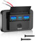 Daakro Prise de charge USB 72 W 12 V Dual QC3.0 USB et PD3.0 type C Chargeur rapide étanche avec interrupteur pour caravanes 12 V/24 V