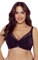 Vivisence Reggiseno Morbido da Donna con Coppe in Tessuto A Maglia Sostenitivo E Bordo Decorativo con Ferretti Laterali Regolabili E Ampie, Nero,2G