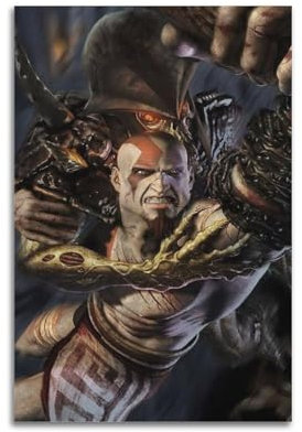 POSYEFUE Poster God of War III, dekoratives Gemälde, Leinwand, Wandposter und Kunstdruck, moderne Familienschlafzimmer-Dekoration, Poster, 30 x 45 cm