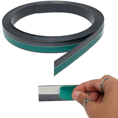 INTRA-TEC Fensterleiste Anthrazitgrau-glatt mit Klebestreifen 60mm breit / 6m lang, Farbe ähnl. RAL 7016 Renolit - 2,5mm Stärke