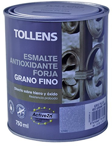 Tollens 8730 Esmalte para Metales, Gris Plata, 750 ml