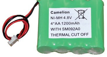PARADOX MG-BAT6250 Batteria 4.8Vc.c. 1.200mAh al NiMH per centrali MAGELLAN MG-6250