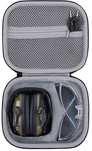 co2CREA Hartschalen-Reiseetui für Honeywell 1013530 Howard Leight Impact Sport-Ohrenschützer, Schwarz, Größe L, Schwarz, Größe L, 0, Klassisch