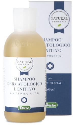 Natural Derma Pet Shampoo Cani Dermatologico Lenitivo Antiprurito, 200 ml