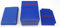 docsmagic.de Deck Box + 60 Double Mat Blue Sleeves Small Size - Mini Porta Mazzo & Bustine Blu - YGO