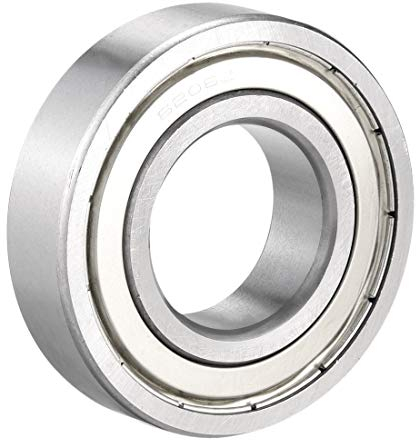 sourcing map Rillenkugellager 6206Z Doppel Abschirmung Chromstahl 30mm x 62mm x 16mm