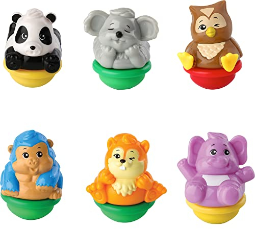 Vtech 80-439004 ZoomiZooz - 6er Set Wilde Tiere, Babytiere, Mehrfarbig