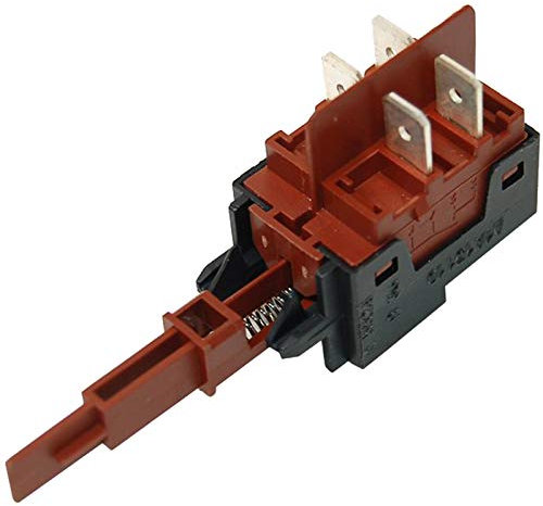 SPARES2GO On/Off Push Button Switch for Indesit Dishwasher